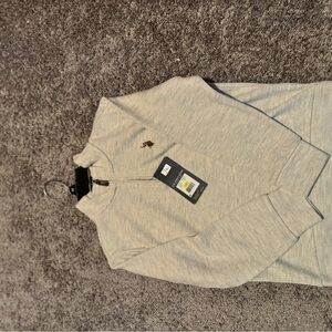 U.S. Polo Assn. Light Gray Half-Zip Pullover